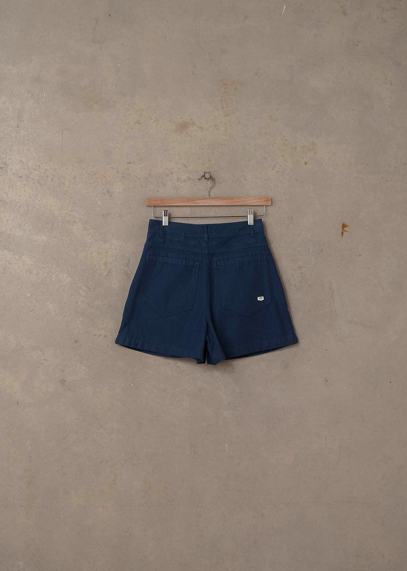 Double Pleated Twill Shorts