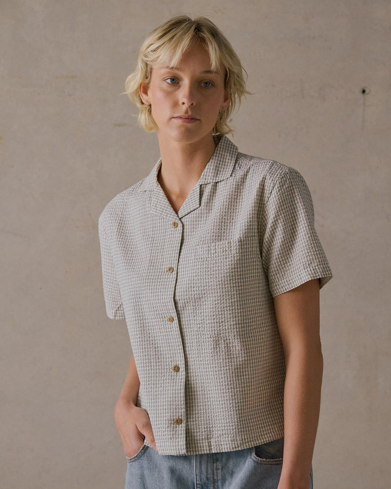 Boxy Button Up Shirt