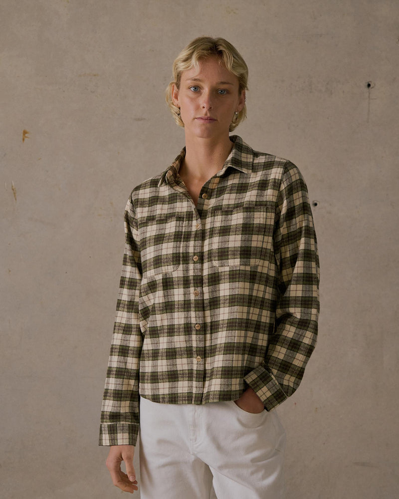 Womens House Check Flannel Shirt