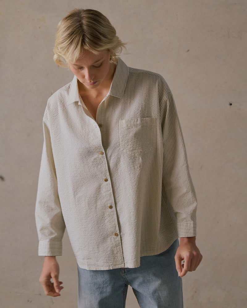 Boxy Long Sleeve Shirt
