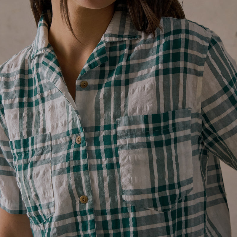 Boxy Button Up Shirt