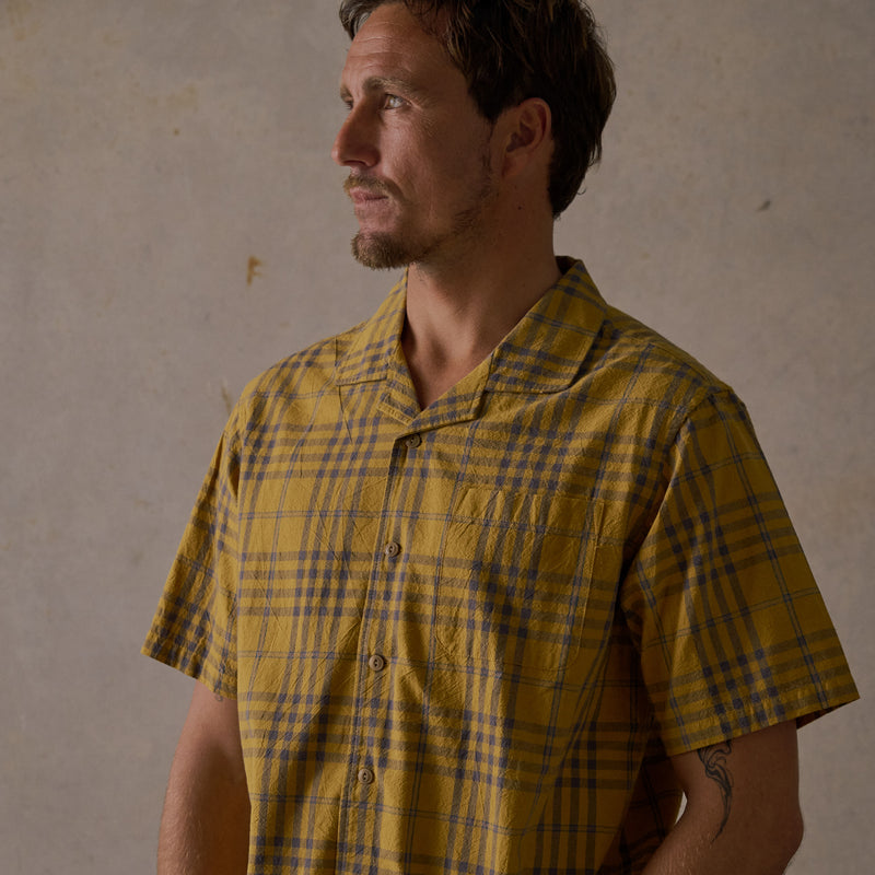 Washed Camp Collar Shirt