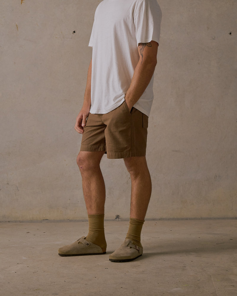 Relaxed Twill Shorts