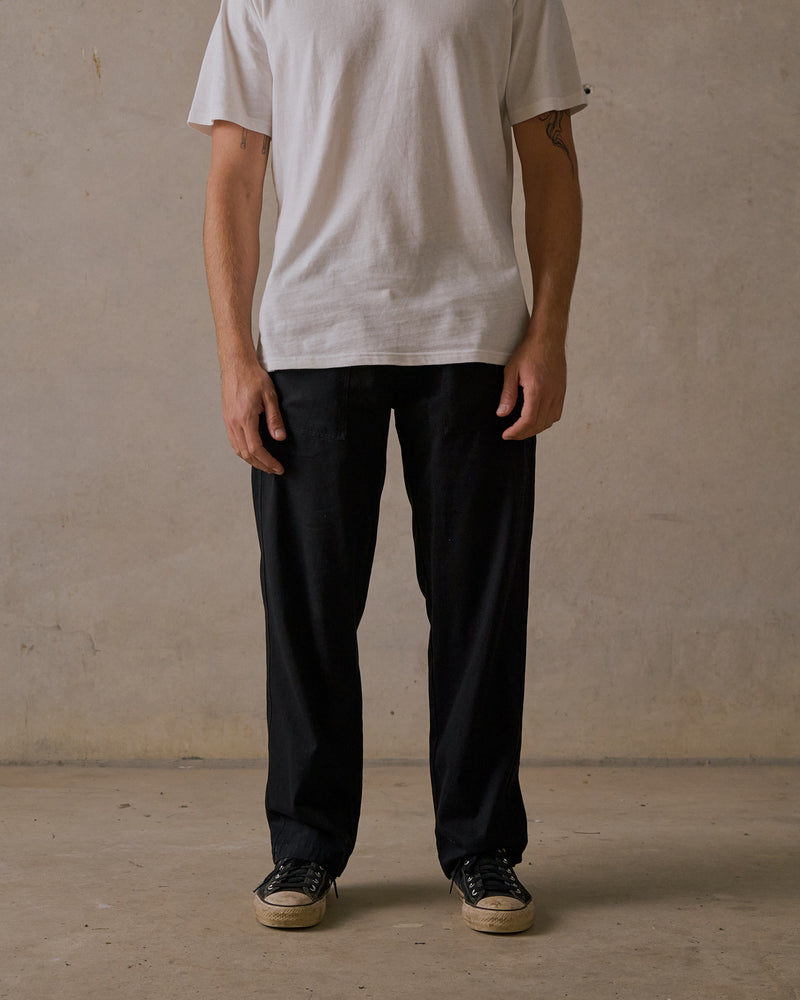 Relaxed Twill Pants