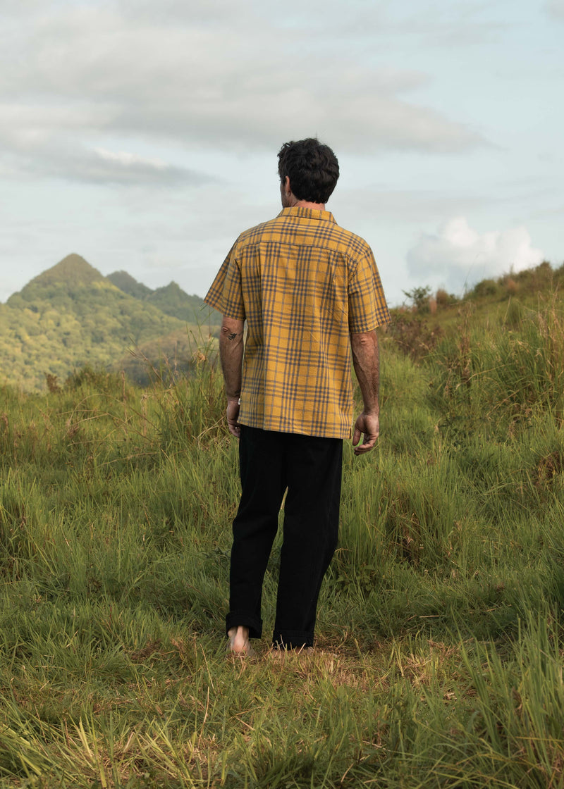 Washed Camp Collar Shirt