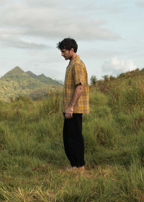 Washed Camp Collar Shirt