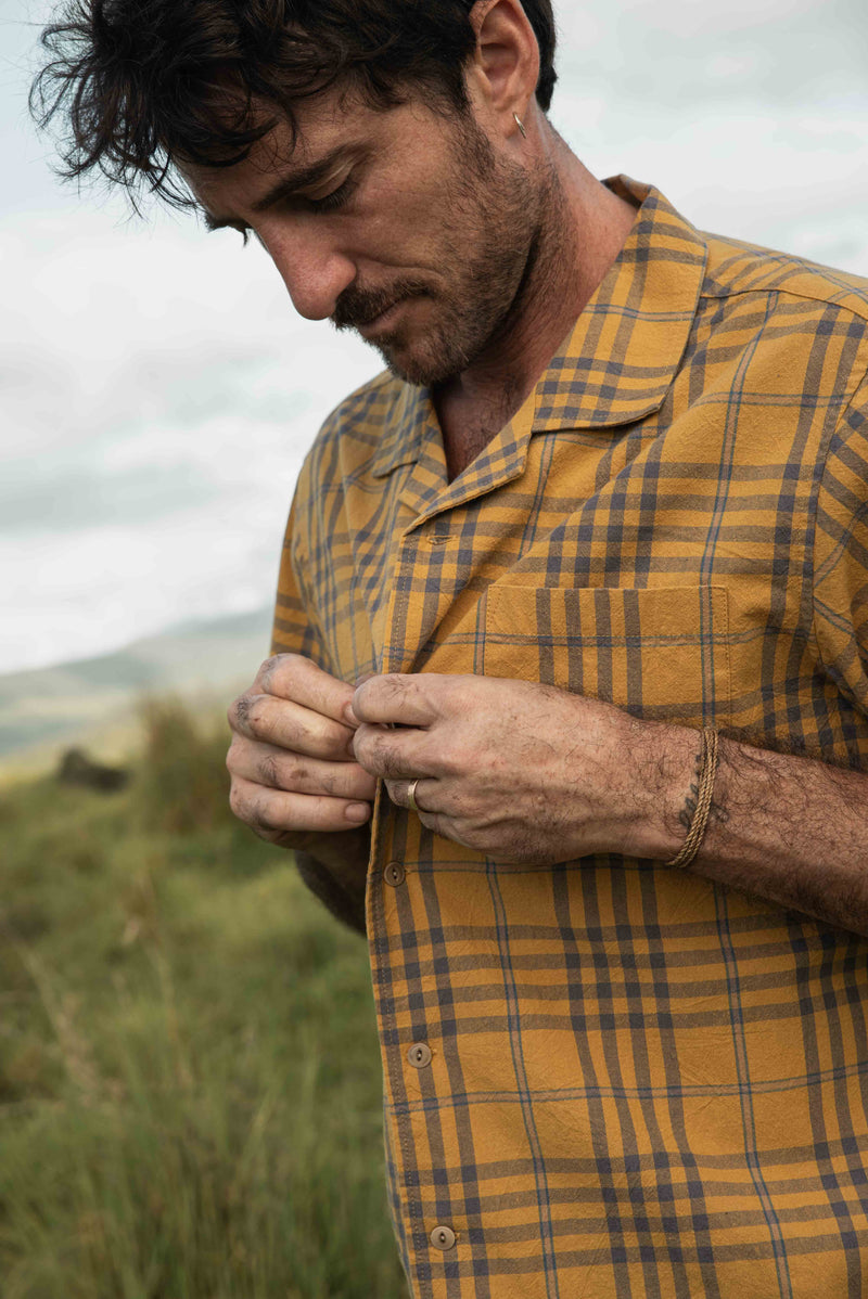 Washed Camp Collar Shirt