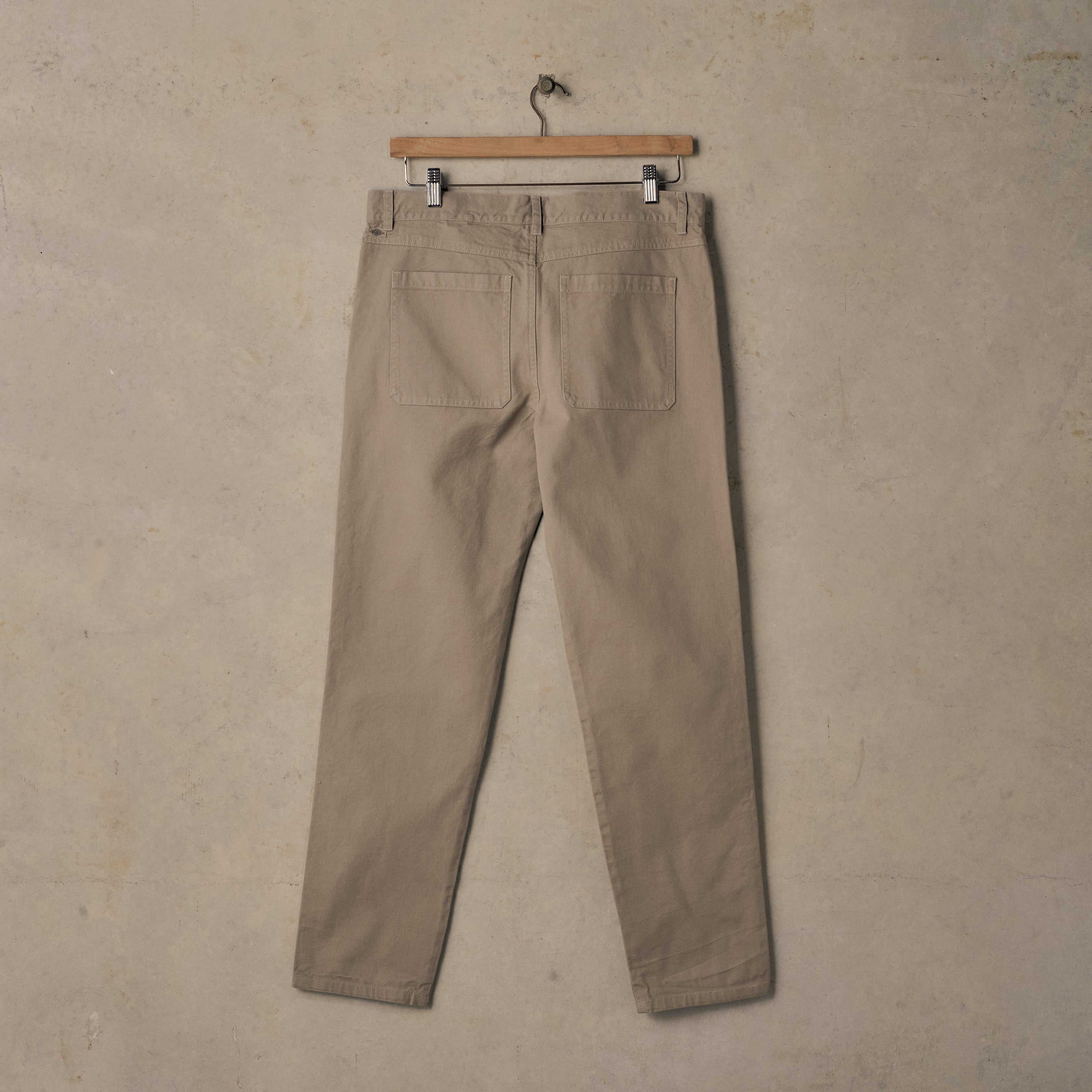Brown Feather Cotton Canvas Stretch Pants : Made To Measure Custom Jeans  For Men & Women, MakeYourOwnJeans®