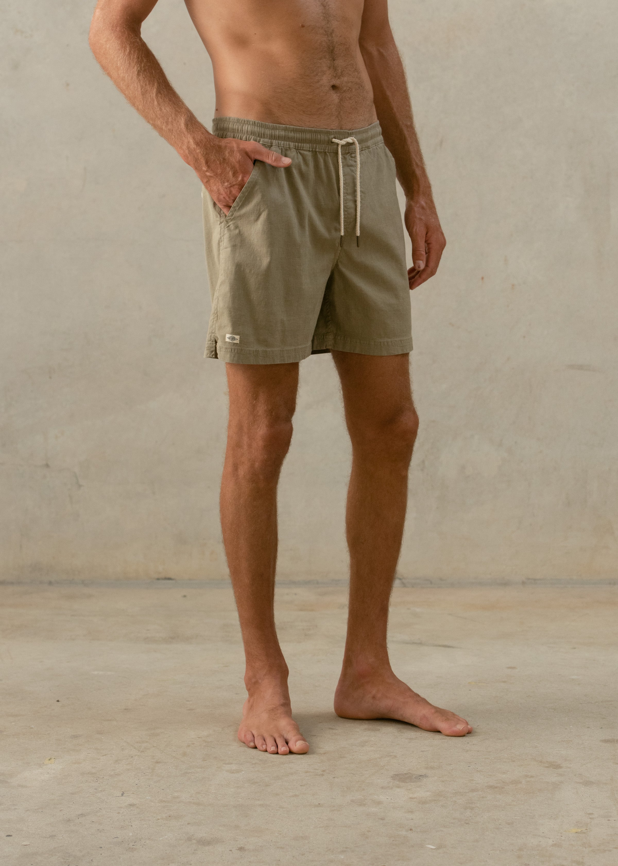 Simply Southern Corduroy Shorts for Men in Khaki Brown